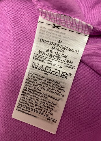 Gap marka sıfır kız çocuk tişört 8-9 yaş - Görsel 8