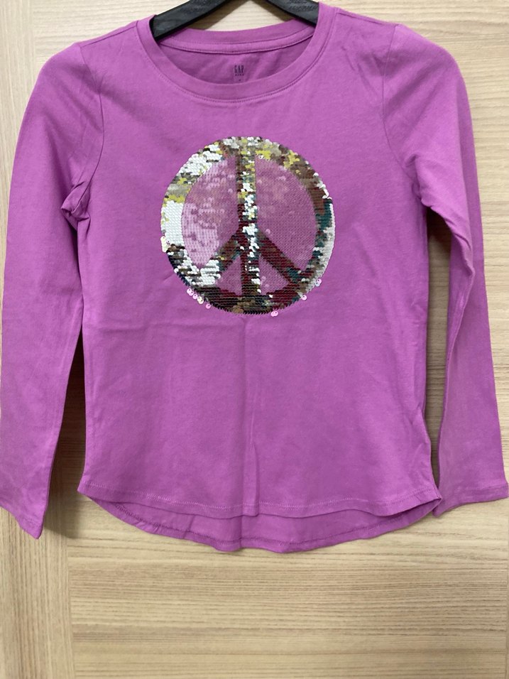 Gap marka sıfır kız çocuk tişört 8-9 yaş - Görsel 5