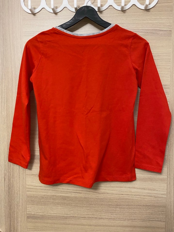 Kız Çocuk Kırmızı Uzun Kollu Süper Kahraman Tişört disney marka - Görsel 2