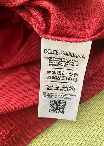 xl Beden bordo Renk Sıfır dolce& gabbana marka erkek tişört xl beden
