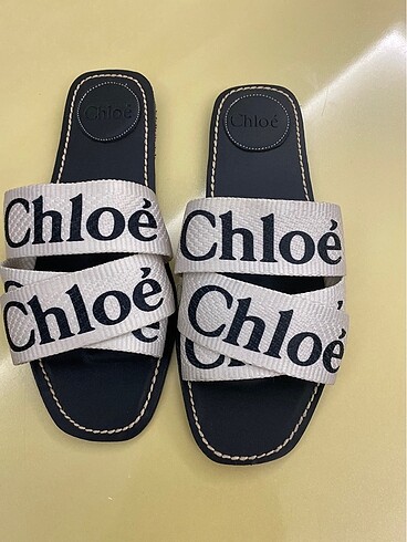 Sıfır chloe marka bayan terlik 39 no
