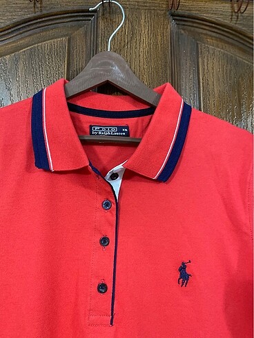 xxl Beden kırmızı Renk Sıfır ünisex ralph lauren marka tişört xxl beden yazıyor ama l b