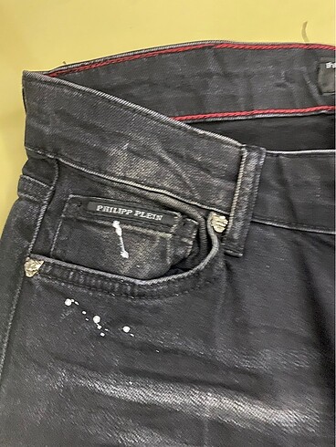 31 Beden siyah Renk Sıfır philipp plein marka erkek jean 31 beden