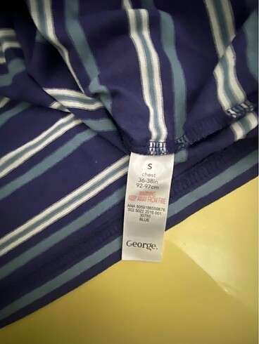 Sıfır george marka erkek tişört s beden - Görsel 6