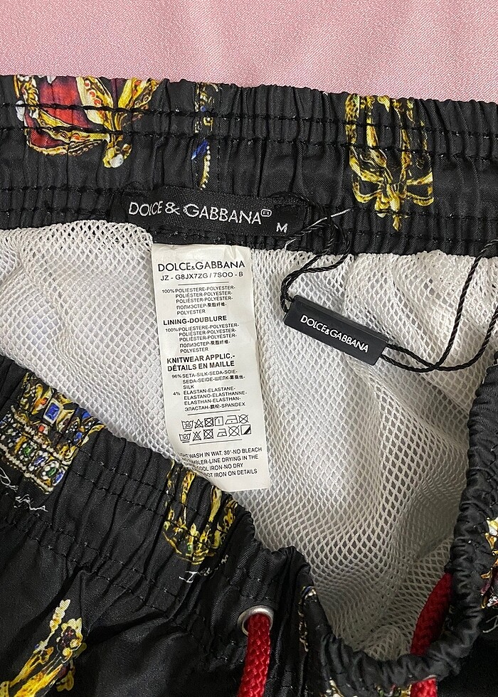 Dolce& gabbana marka  erkek şort mayo  s beden - Görsel 3