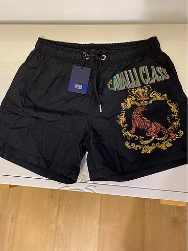 Sıfır cavalli class marka erkek deniz şortu l beden - Görsel 4