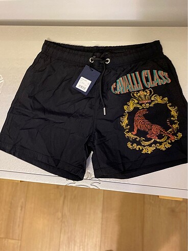 Sıfır cavalli class marka erkek deniz şortu l beden - Görsel 5