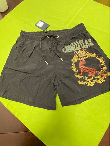 Sıfır cavalli class marka erkek deniz şortu l beden - Görsel 7