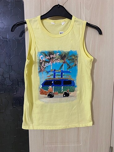 Sıfır H&M marka erkek cocuk tişört 134 beden
