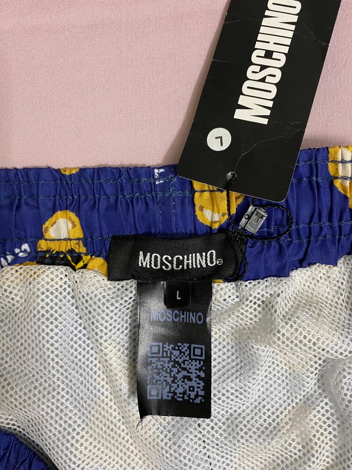 Sıfır moschino marka erkek mayo şort L beden - Görsel 3