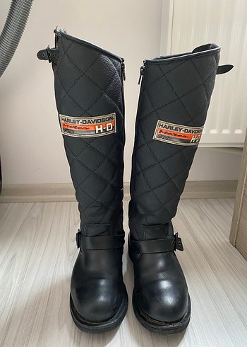 Harley Davidson Siyah Çizme Kadın