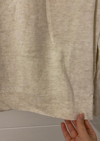 Bej Kadın Balıkçı Triko - Görsel 3