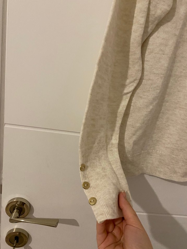 Bej Kadın Balıkçı Triko - Görsel 4