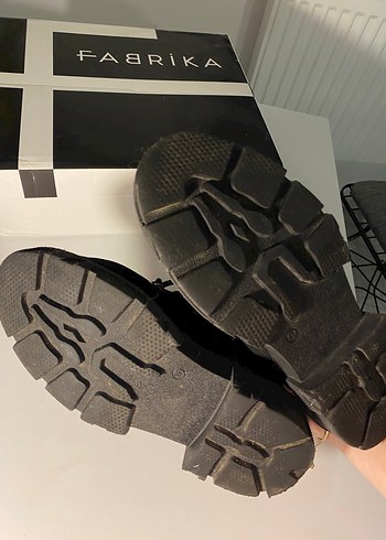 Fabrika Kadın Siyah Bot Süet - Görsel 6