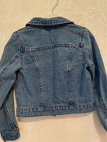 7 Yaş Beden lacivert Renk H&M Kot Ceket Kız Çocuk