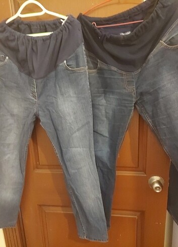 xxl Beden mavi Renk Hamile kot pantolon