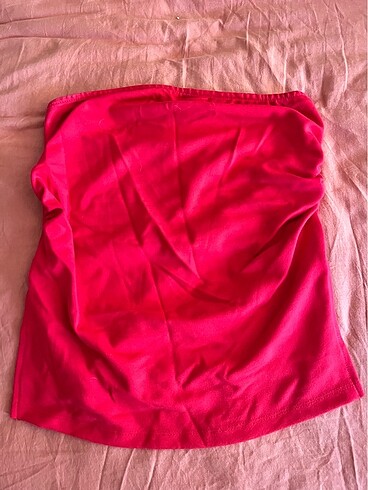 bershka straplez crop