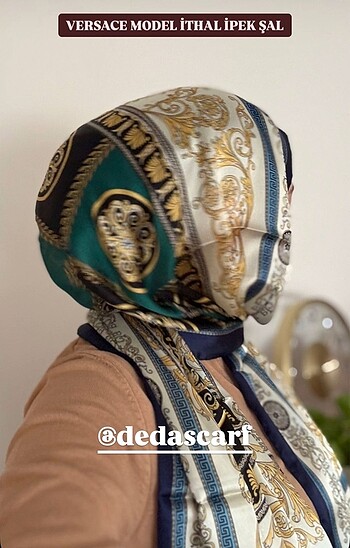 Versace Model İthal İpek Şal