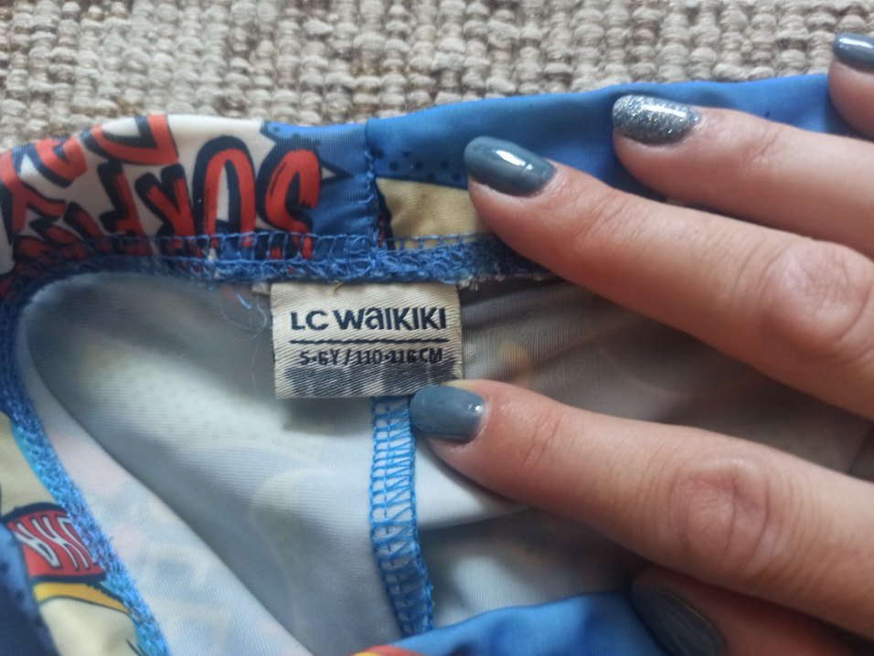 Renkli Baskılı Erkek Çocuk Mayo Şortu - Görsel 3