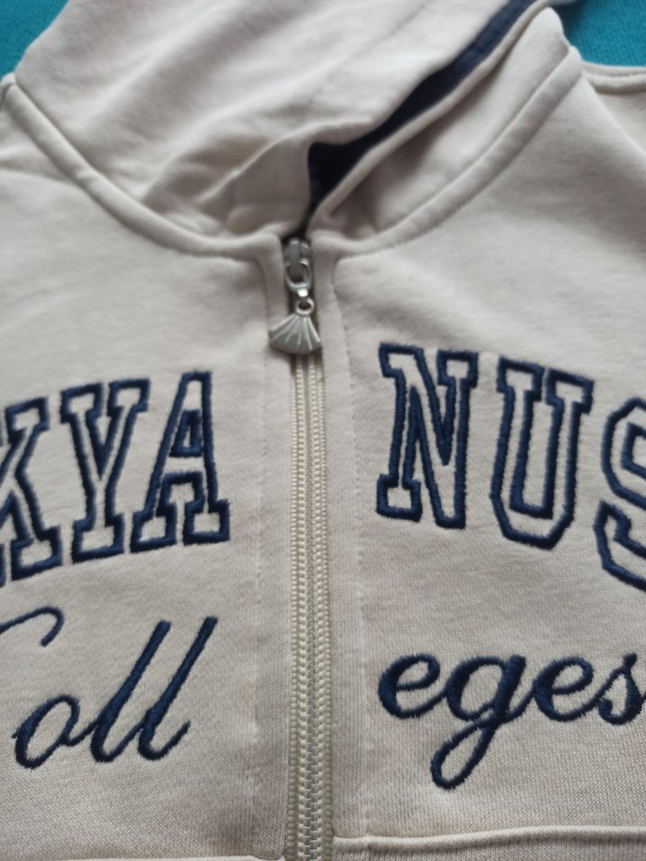 Kapüşonlu Fermuarlı Erkek Çocuk Sweatshirt Okyanus Koleji - Görsel 2