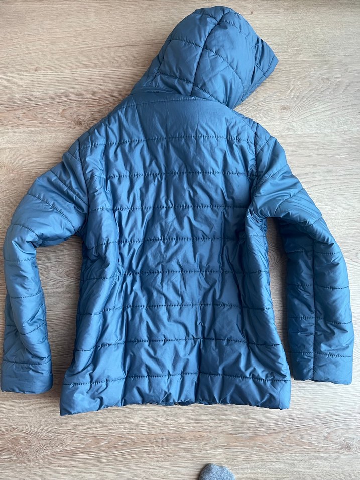 Erkek çocuk Mavi Kapüşonlu Kış Montu - Görsel 2
