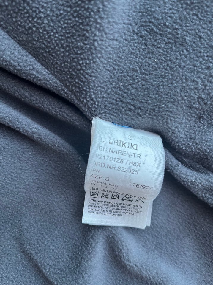 Erkek çocuk Mavi Kapüşonlu Kış Montu - Görsel 5