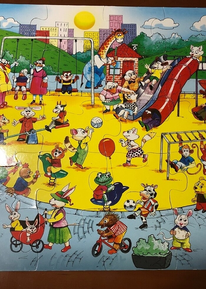 Oyun bahçesi yapboz, puzzle - Görsel 3