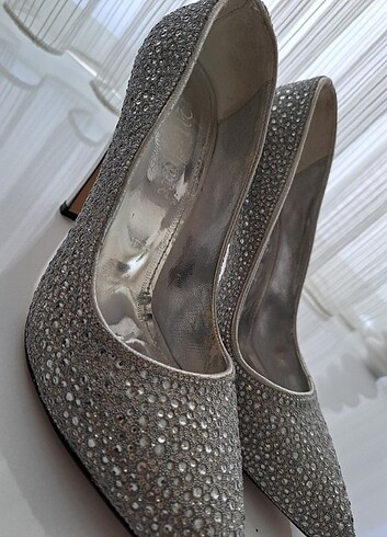 39 Beden gri Renk Stiletto
