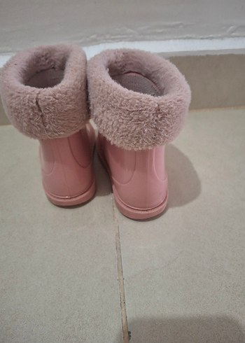 Igor Kız Çocuk Pembe Kürklü Lastik Bot