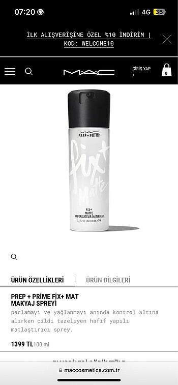 Mac Studio Fix Makyaj Sabitleyici - Görsel 5