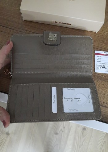 Beden Pierre Cardin Bej Deri Kadın Cüzdan