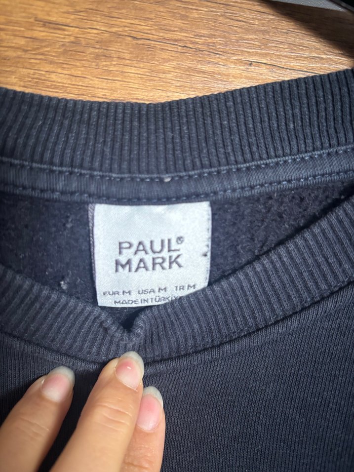 Lacivert erkek sweat - Görsel 2