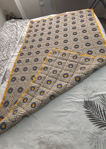 El örgüsü tek kişilik battaniye - Görsel 5