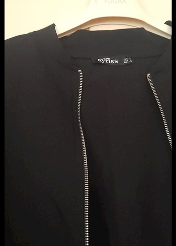 Kadın Pantolon Pullu Fermuarlı Midi Ceket İkili Takım - Görsel 7