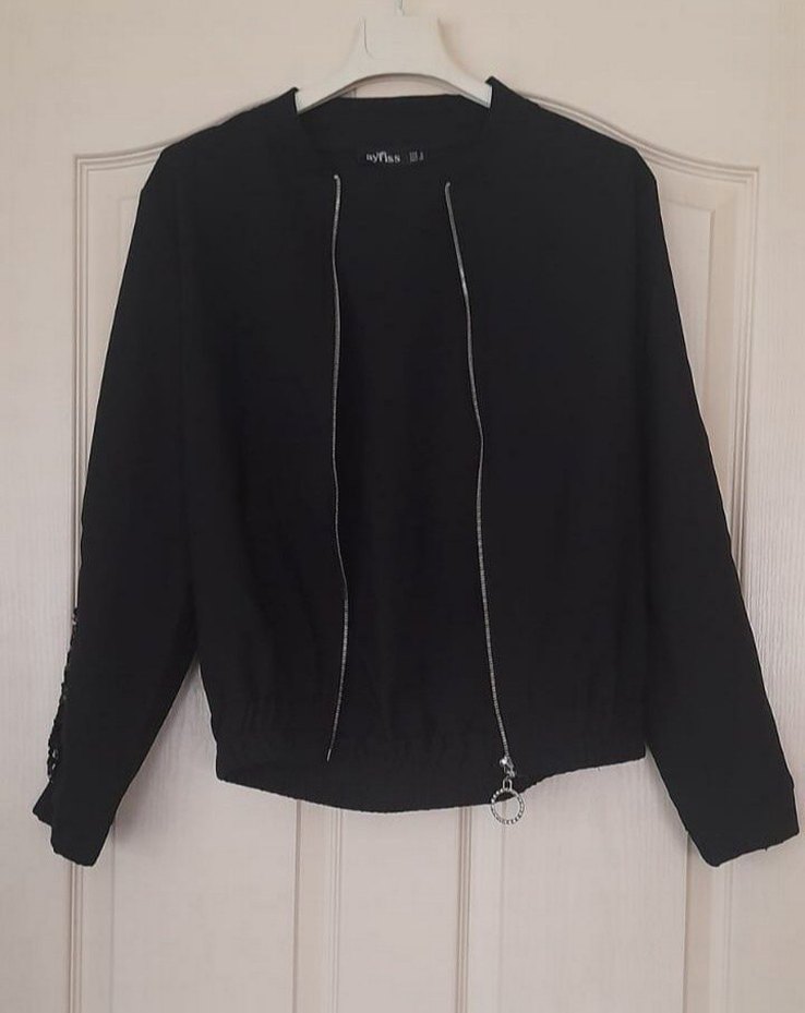 Kadın Pantolon Pullu Fermuarlı Midi Ceket İkili Takım - Görsel 4