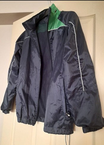 Erkek Çocuk Lacivert Rüzgarlık Fermuarlı Yağmurluk - Görsel 3