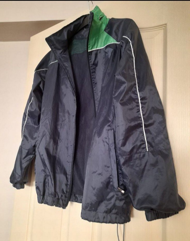 Erkek Çocuk Lacivert Rüzgarlık Fermuarlı Yağmurluk - Görsel 3