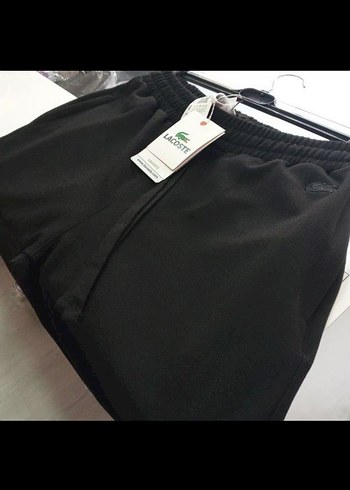 Lacost Erkek Siyah Rahat Kesim Spor Pantolon - Görsel 5