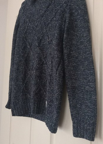 Erkek Çocuk Boğazlı Örgü Kazak Kışlık Kalın - Görsel 3