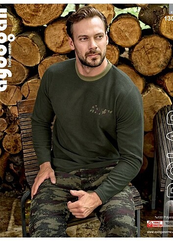 Erkek Kışlık Kalın Polar Pijama Takımı