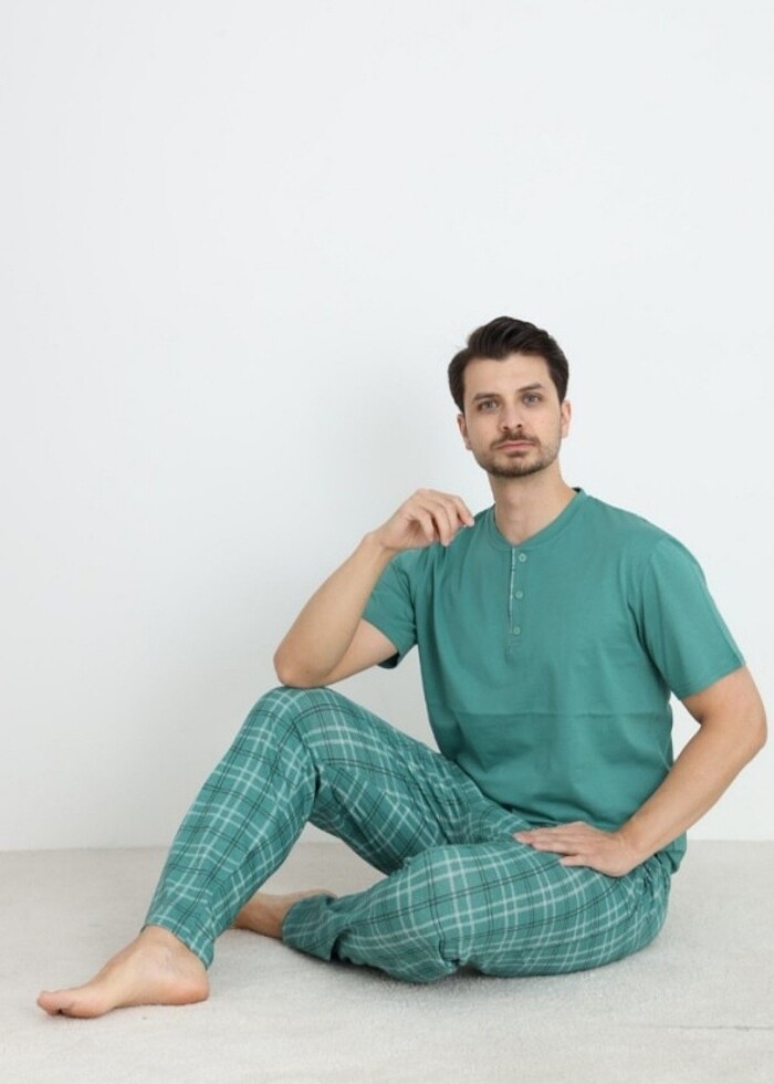 Erkek Pijama Takım Pamuklu - Görsel 5