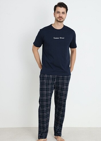 ERKEK PİJAMA TAKIM PAMUKLU - Görsel 7