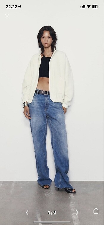 Zara dokulu oversize bomber çeket