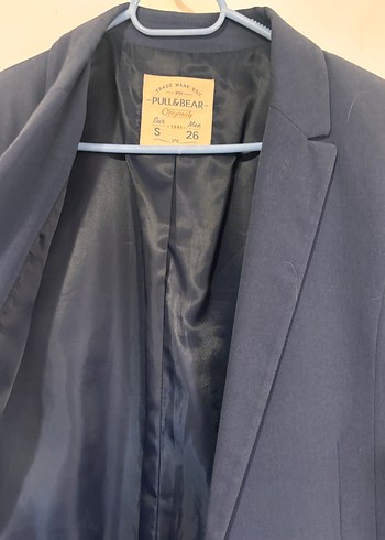 Lacivert Kadın Midi Blazer Ceket - Görsel 3