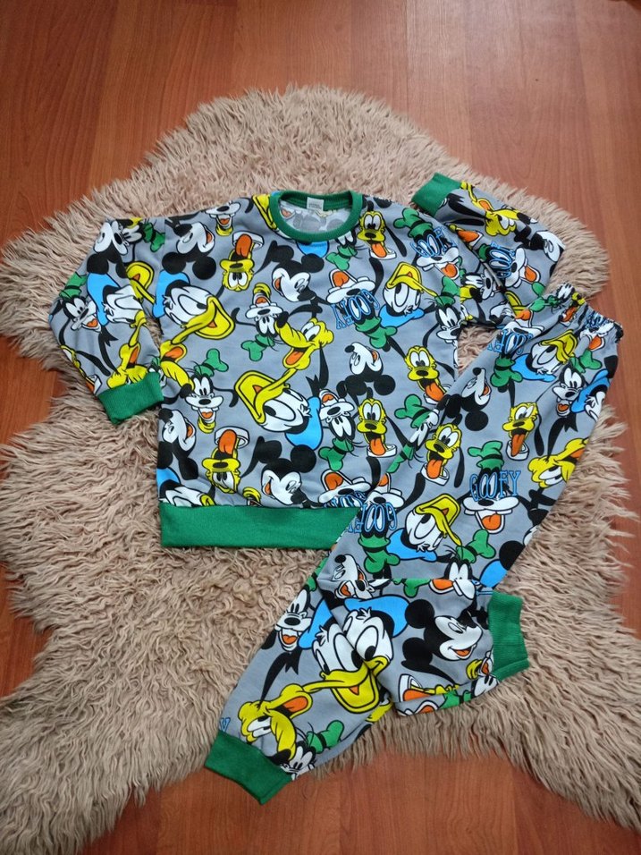 Renkli Pop Kültür Desenli Erkek Pijama Takımı - Görsel 2