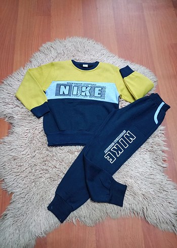 Renkli Desenli Çocuk Pijama Takımı - Görsel 3