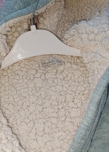 Peluş Astarlı Erkek Bebek Tulumu Gri - Görsel 4