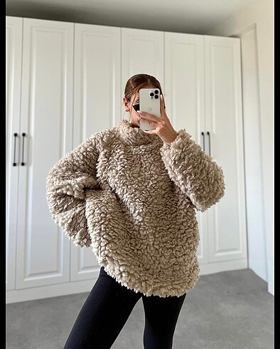 Oversize teddy sweat