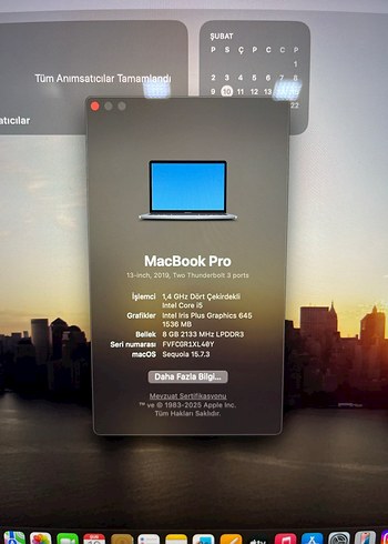 MACBOOK PRO 2019 ACİL SATILIK - Görsel 2