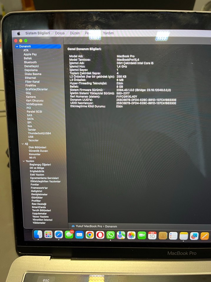 MACBOOK PRO 2019 ACİL SATILIK - Görsel 3